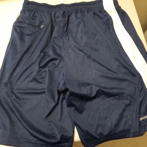 Adidas Blue and White Athletic Shorts